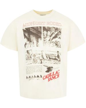 MIDNIGHT RODEO Cadillac Ranch Short-Sleeved T-Shirt - White