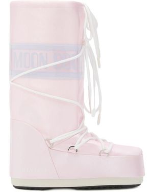 Moon Boot Icon Rose Pearly Boots - Pink