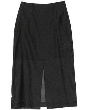 By Malene Birger Esta Midi Skirt - Black