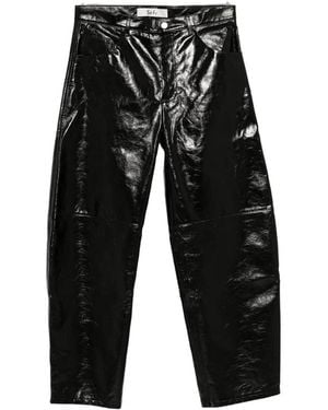 Séfr Naedo High-Shine Trousers - Black