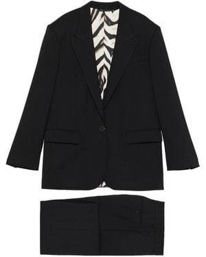 Eraldo Single-Breasted Suit - Black