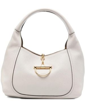 Gucci Horsebit Tote Bag - White