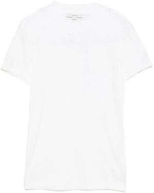 Vince Short-Sleeve Mock-Neck T-Shirt - White
