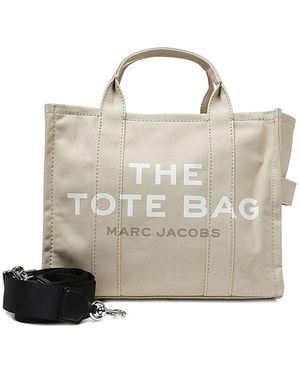 Marc Jacobs Medium The Tote Bag Logo-Print Tote Bag - Natural