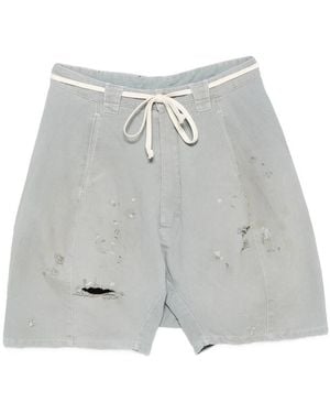 RIVINGTON roi Rebis Corduroy Bermuda Shorts - Grey