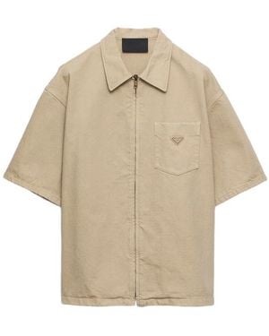 Prada Old Denim Shirt - Natural