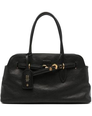 Miu Miu Aventure Tote Bag - Black