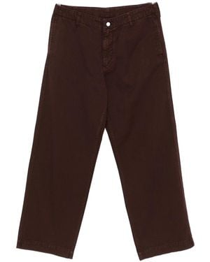 Emporio Armani Straight-Leg Pants - Brown