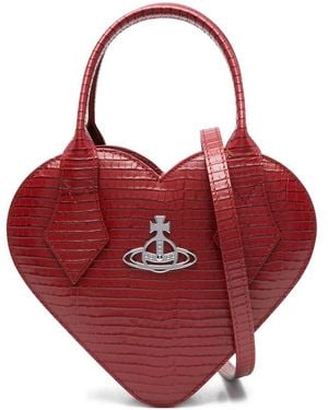 Vivienne Westwood Josephine Heart Cross Body Bag - Red