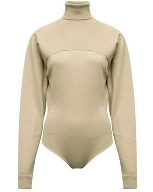 MM6 by Maison Martin Margiela Turtleneck Body - Green