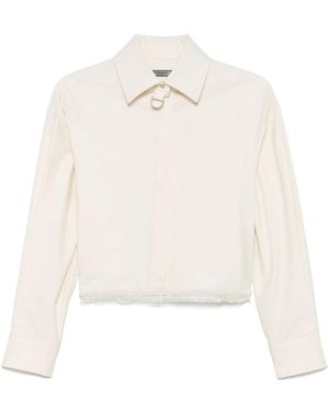 DURAZZI MILANO Cropped Shirt - White