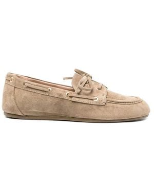 Stuart Weitzman Tinsley Moccasin - Natural