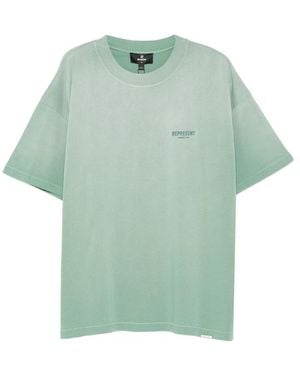 Represent Owners' Club Logo-Print T-Shirt - Green