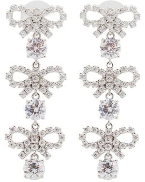Self-Portrait Earrings - White