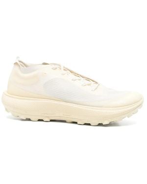 Satisfy Therocker Laced Panelled Trainers - Natural