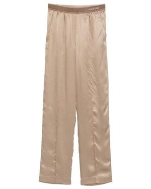 Tom Ford Neutrals Trousers - Natural