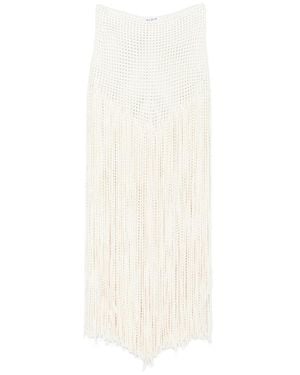 Alaïa Alaïa Neutrals Trousers - White