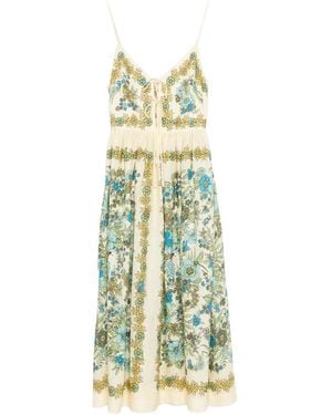 ALÉMAIS Sophia Midi Dress - Metallic
