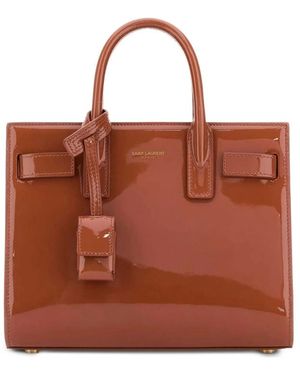 Saint Laurent Tote Bags - Brown