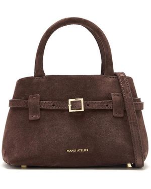 MANU Atelier Leather Tote Bag - Brown
