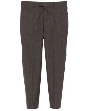 Beckham X Boss X Beckham Button Trousers - Grey
