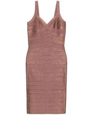 Hervé Léger Party Dresses - Brown