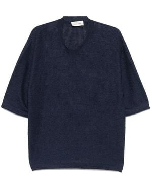 Atomo Factory Linen T-Shirt - Blue