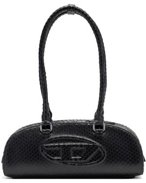 DIESEL 1Dr 2.0 1Dr Dome Shoulder Ew Shoulder Bag - Black