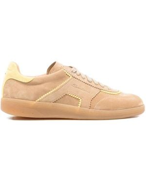 Santoni Trainers Brown - Natural