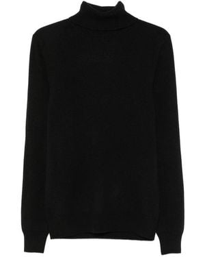 Malo Roll-Neck Knitted - Black
