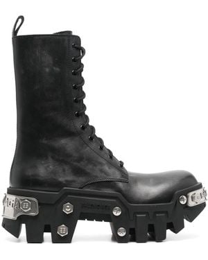 Balenciaga bulldozer boots 41 Balenciaga Bulldozer Boots Worn Out