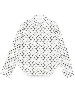 Marine Serre Shirts - White