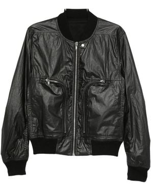 Rick Owens Zip-Fastening Bomber Jacket - Black