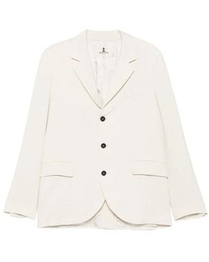 Barena Buttoned Notched Blazer - White