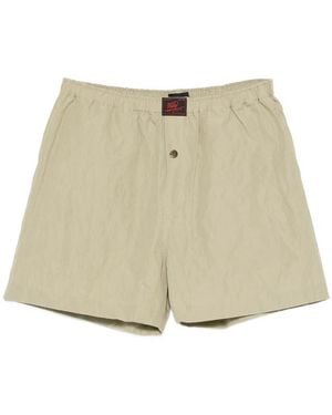 Willy Chavarria Elasticated-Waist Shorts - Natural