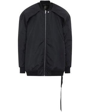 Rick Owens Padded Zip-Front Bomber Jacket - Black