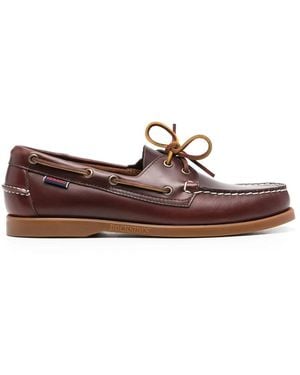 Sebago Leather Boat Shoes - Brown