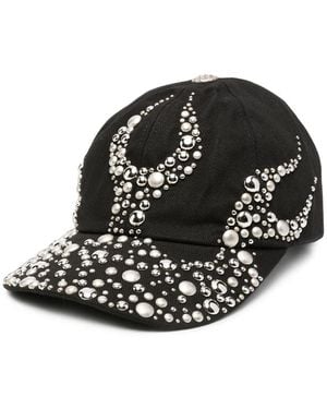 THUG CLUB Stud-Embellished Baseball Cap - Black