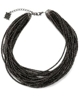 Panicale Multi-Strand Beaded Necklace - Black