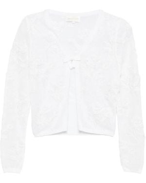 ShuShu/Tong V-Neck Jumper - White
