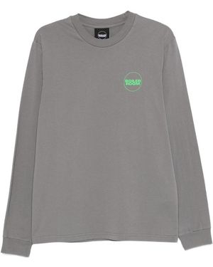 BOILER ROOM Core Long-Sleeve Logo T-Shirt - Grey