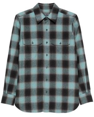 Tom Ford Button-Up Shirt - Green