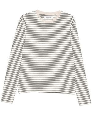 Tonywack Striped Sweatshirt - Grey