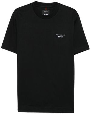 BOSS X Porsche Mercerised Cotton T-Shirt - Black