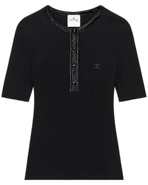 Courreges T-Shirts - Black