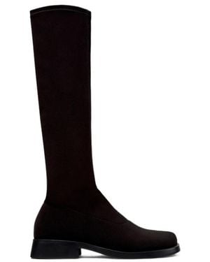Camper Dana Square-Toe Boots - Black