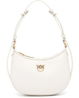 Pinko Baby Half Moon Shoulder Bag - White