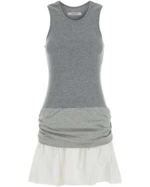 GIMAGUAS Chico Ruched Layered Mini Dress - Grey