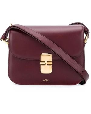 A.P.C. A. P.C. Small Grace Shoulder Bag - Purple