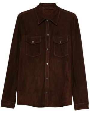 Salvatore Santoro Patch-Pocket Shirt - Brown